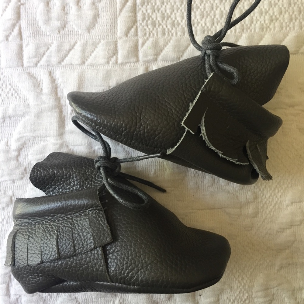 Toddler Stone Grey Moccs